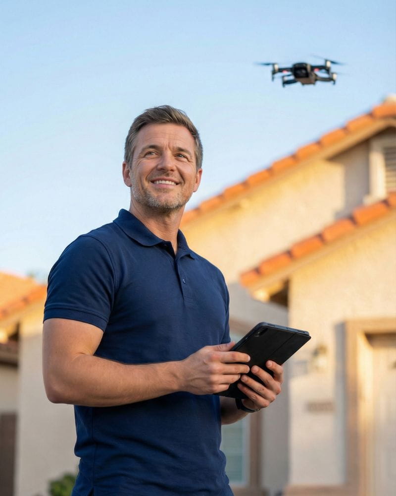 Expert toiture avec drone - Conseil Habitats